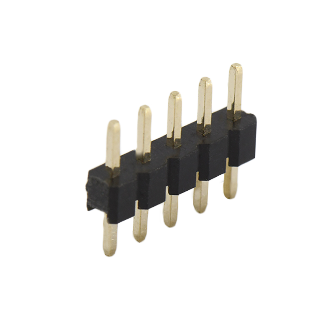 PH2005 排针连接器 Pitch 2.00mm 180° 单排 DIP 单塑排针 L=7.0mm PC2.2mm